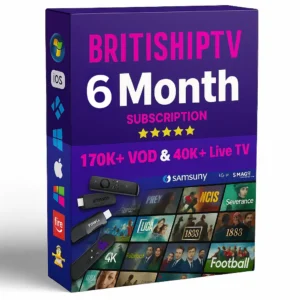 6 month IPTV subscription Premium
